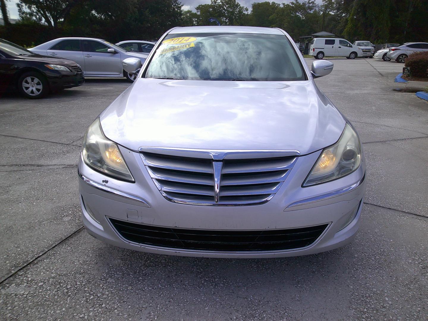 2014 SILVER HYUNDAI GENESIS BASE (KMHGC4DD0EU) , located at 390 Hansen Avenue, Orange Park, FL, 32065, (904) 276-7933, 30.130497, -81.787529 - Photo#0